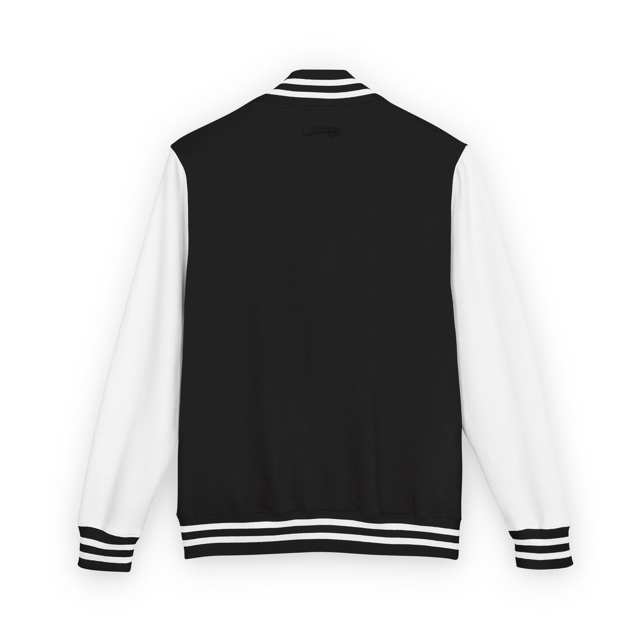Letterman Jacket with Kinshasa City Skyline Pocket Design